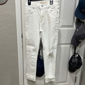 Levi's Classic White Denim Jeans